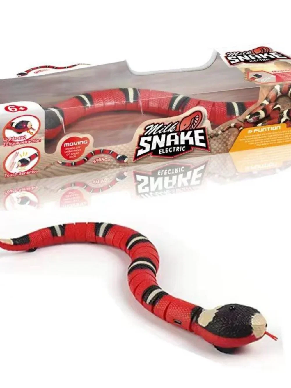 USB Rechargeable,Automatically Sense Obstacles and Escape,Electric Tricky Snake - Picture 9 of 10